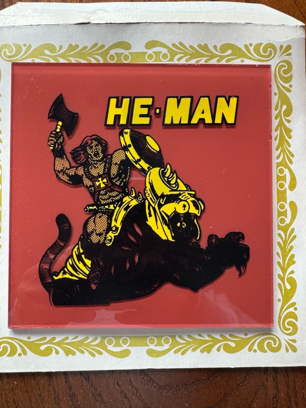 He-Man Graphic Fair Glass Mirror